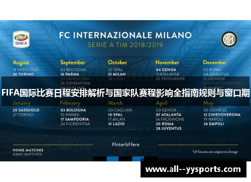 FIFA国际比赛日程安排解析与国家队赛程影响全指南规则与窗口期